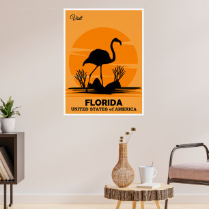 Besuchen Sie Florida, Reiseposter, Poster