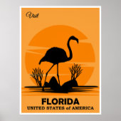 Besuchen Sie Florida, Reiseposter, Poster (Vorne)