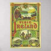 Besuchen Sie Irland einzigartiger Jahrgang Reise Poster (Vorne)