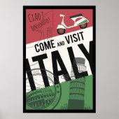 Besuchen Sie Italien Poster (Vorne)