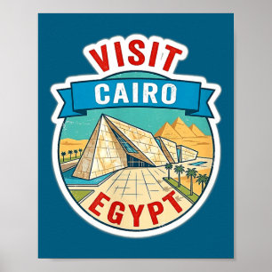 Besuchen Sie Kairo Ägypten Großes Ägyptisches Muse Poster
