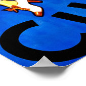 Besuchen Sie Kuba Karibischer Jahrgang Poster (Ecke)