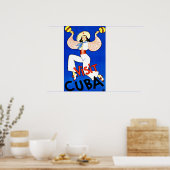 Besuchen Sie Kuba Karibischer Jahrgang Poster (Küche)