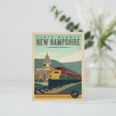 Besuchen Sie Landschaftliches New Hampshire Postkarte (Stehend Vorderseite)