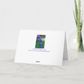 BESUCHEN SIE LILA IRISEN, "SIE SIND IN UNSEREN GED KARTE (Rückseite)