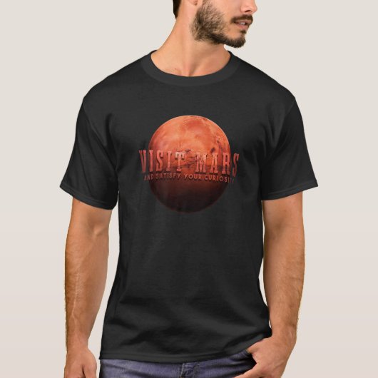 Besuchen Sie Mars Premium T-Shirt (Vorderseite)