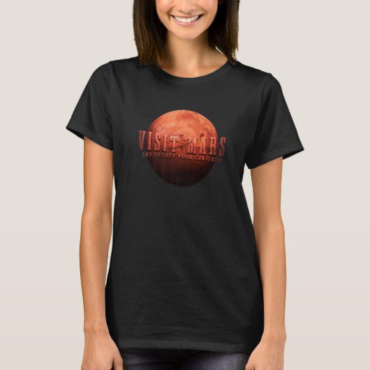 Besuchen Sie Mars Premium T-Shirt (Vorderseite)