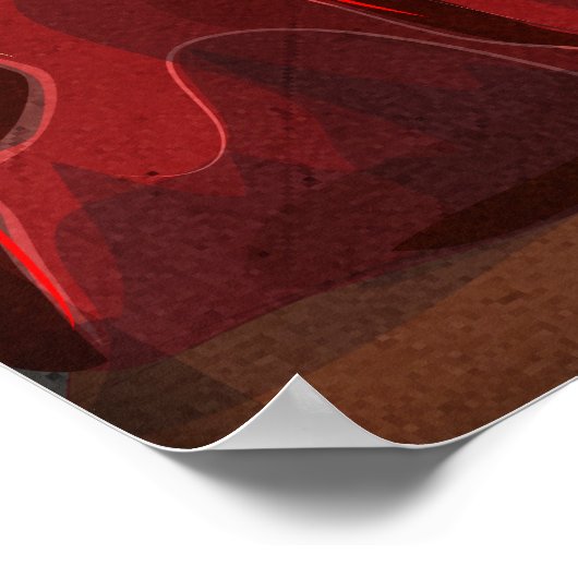 Besuchen Sie Mars Vintage Poster (Ecke)