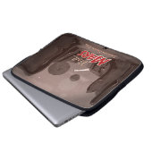 Besuchen Sie Mars Vintage Poster Laptopschutzhülle (Vorne Knopf)