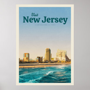 Besuchen Sie New Jersey Poster