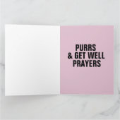 BESUCHEN SIE NIEDLICHE KATZE-GROSSKARTEN KARTE (Innenseite)