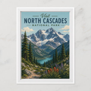 Besuchen Sie North Cascades National Park Reise Vi Postkarte