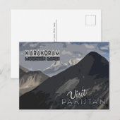 Besuchen Sie Pakistan Postkarte (Vorne/Hinten)