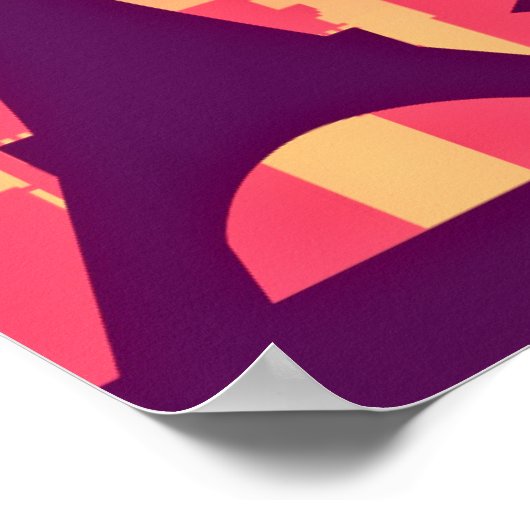 Besuchen Sie Paris Vintag Poster (Ecke)