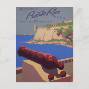 Besuchen Sie Puerto Rico Postkarte