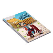 Besuchen Sie Rom Cartoon Reiseplakat Notizblock (Rechte Seite)