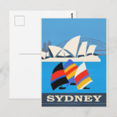 Besuchen Sie Sydney, Australien Postkarte (Vorne/Hinten)