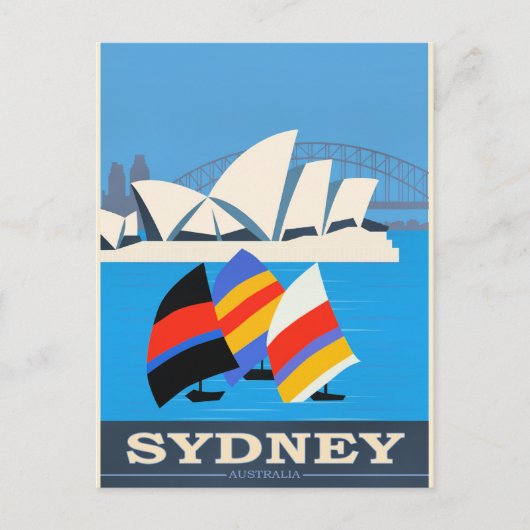 Besuchen Sie Sydney, Australien Postkarte (Vorderseite)