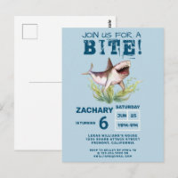 Besuchen Sie uns für eine Bite Funny Shark Boys Ge