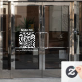 Besuchen Sie uns Online QR Code Business Fensteraufkleber (Büro Tür)