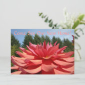 Besuchen Sie unsere neue Zuhause Custom Einladunge Einladung (Stehend Vorderseite)