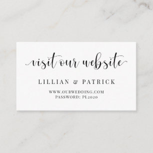 Besuchen Sie unsere Website Einladungskarte für Ho