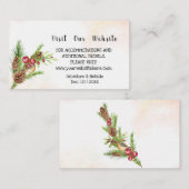 Besuchen Sie unsere Website Weihnachts-Einsatzkart Platzkarte (Vorne/Hinten)