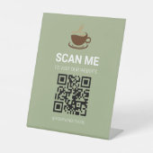 Besuchen Sie unseren Website-QR-Code-Schild | Webs Sockelschild (Vorderseite)