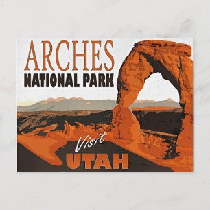 Besuchen Sie Utah, Arches National Park, Postkarte