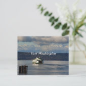 Besuchen Sie Washington Post Card Postkarte (Stehend Vorderseite)