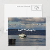 Besuchen Sie Washington Post Card Postkarte (Vorne/Hinten)