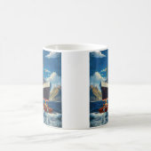 Besuchen Sie weit entfernte Landschaften Kaffeetasse (Mittel)