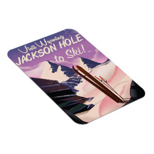 Besuchen Sie Wyoming! Jackson Hole zum Skitourenpl Magnet