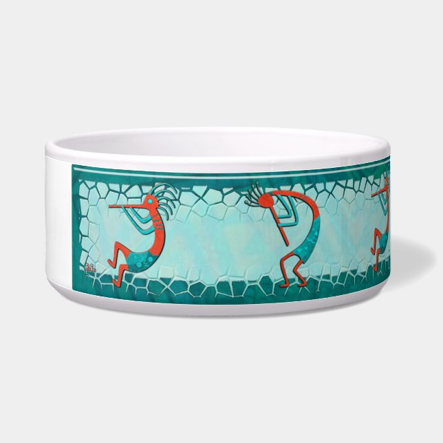 Besucher Anasazi Native Folk Art Napf (Links)