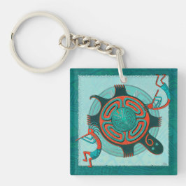 Besucher Anasazi Native Folk Art Schlüsselanhänger