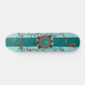 Besucher Anasazi Native Folk Art Skateboard (Horizontal)