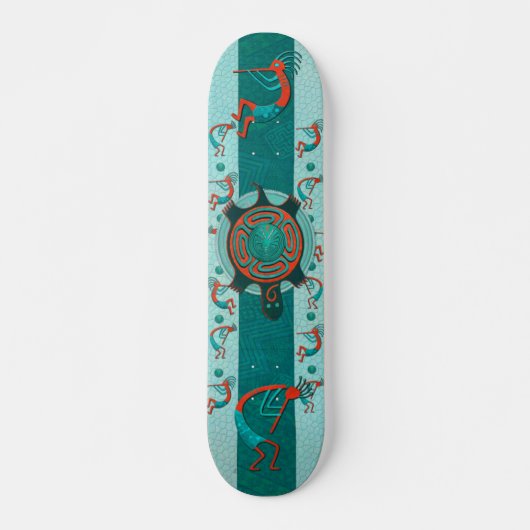 Besucher Anasazi Native Folk Art Skateboard (Vorne)