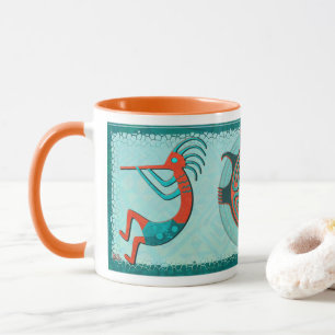 Besucher Anasazi Native Folk Art Tasse