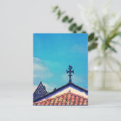 Besucher auf dem Dach: Funchal, Madeira (Portugal) Postkarte (Stehend Vorderseite)