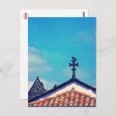 Besucher auf dem Dach: Funchal, Madeira (Portugal) Postkarte (Vorne/Hinten)