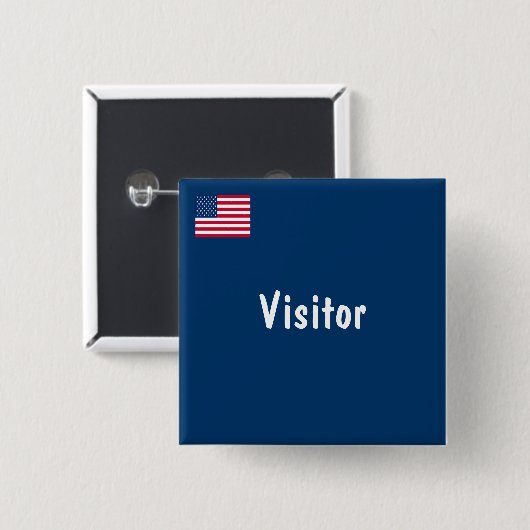 Besucher Button (Vorne & Hinten)