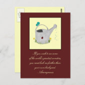 Besucher der Garden Postcard Postkarte (Vorne/Hinten)