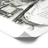 Besucher der Pariser Ausstellung Poster (Ecke)