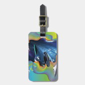 Besucher der Raumfahrt Gepäckanhänger (Vorderseite vertikal)