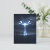 Besucher der Raumfahrt Postkarte (Stehend Vorderseite)