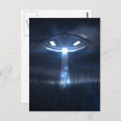 Besucher der Raumfahrt Postkarte (Vorne/Hinten)