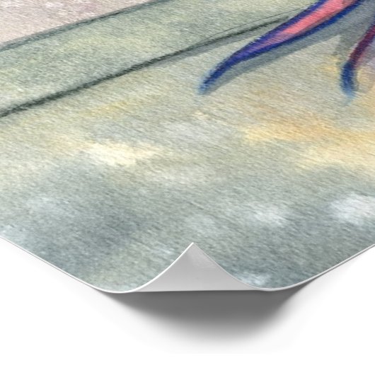 Besucher Fairy Poster Print von Molly Harrison (Ecke)