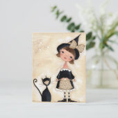 Besucher - Feiertags-Postkarte Feiertagspostkarte (Stehend Vorderseite)