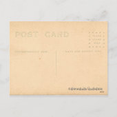 Besucher - Feiertags-Postkarte Feiertagspostkarte (Rückseite)