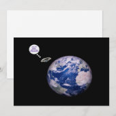 Besucher Humour Card Feiertagskarte (Vorne/Hinten)